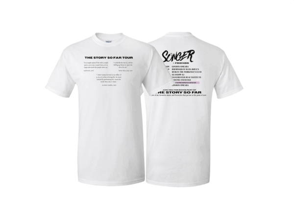 Songer - The story so far tour T-Shirt - Image 1