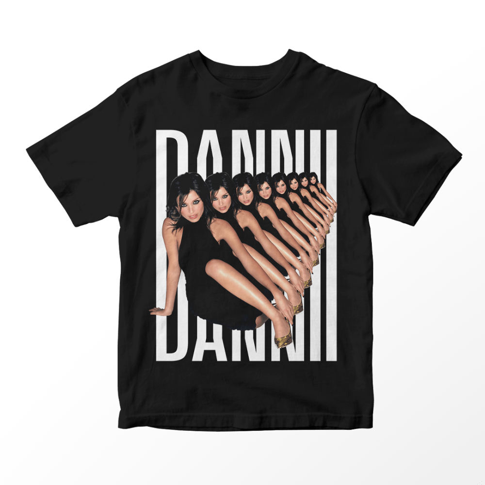 Dannii Minogue - Neon Nights 20 Black T-Shirt