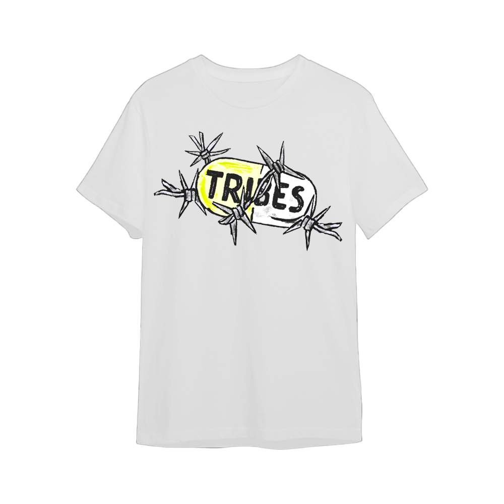 TRIBES - Barbed Wire Logo T-Shirt