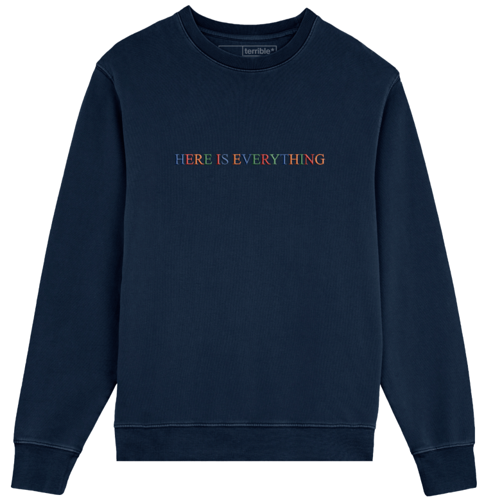 The Big Moon - Here is Everything Navy Sweatshirt