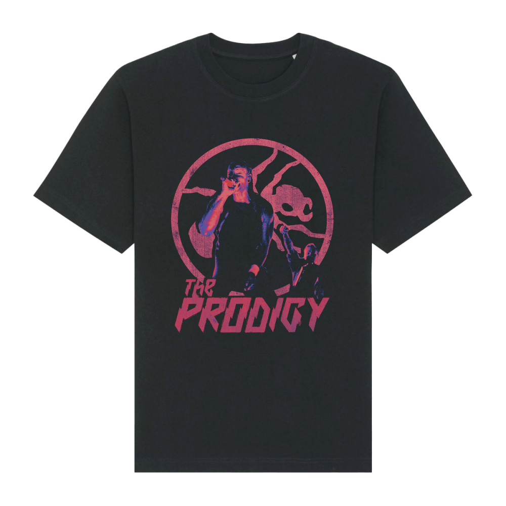 The Prodigy - Attack Mode Photo Black T-Shirt