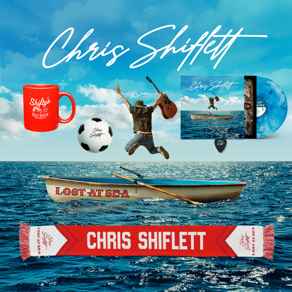 Chris Shiflett - Lost At Sea Football LP Bundle