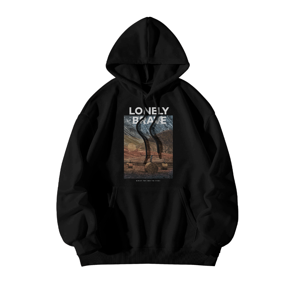 Lonely The Brave - What We Do To Feel Black Hoodie