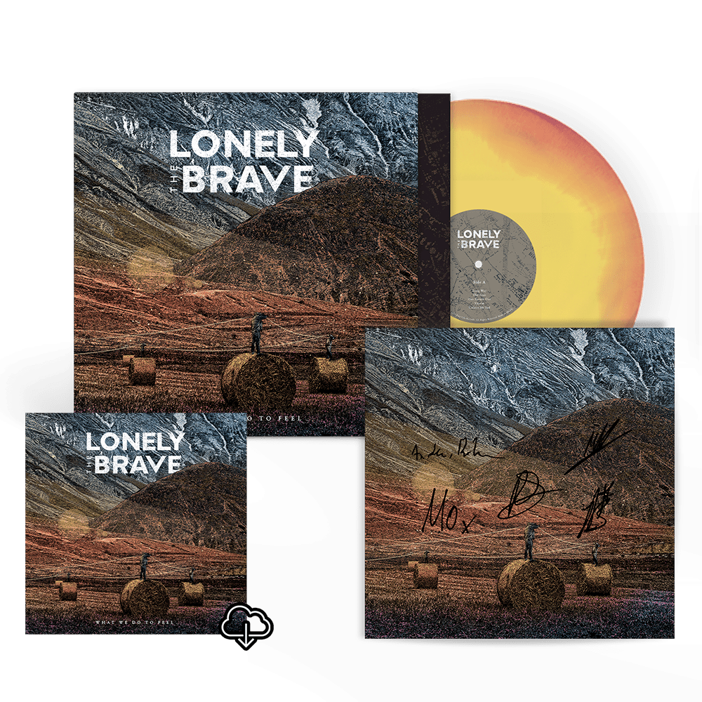 Lonely The Brave - What We Do To Feel Opaque YellowPurple Colour Vinyl-Download