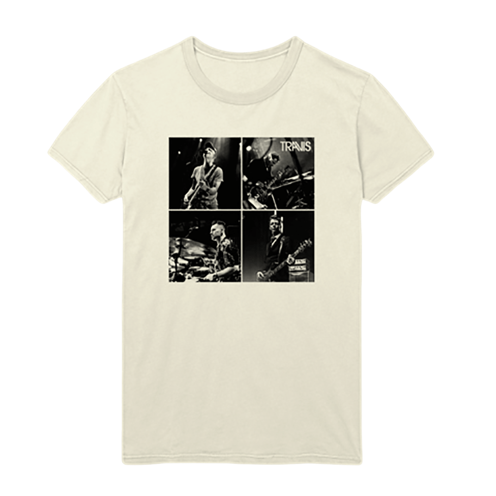 Travis - Band Photo Ecru T-Shirt