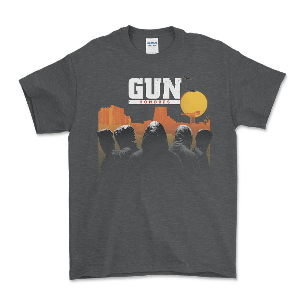 Gun - Hombres Charcoal T-Shirt