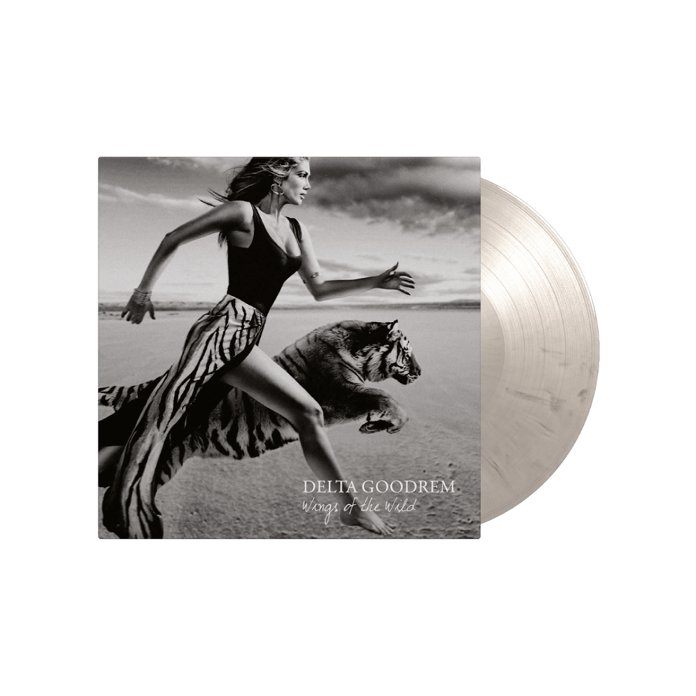 Delta Goodrem – Wings Of The Wild White & Black Marbled Heavyweight Vinyl