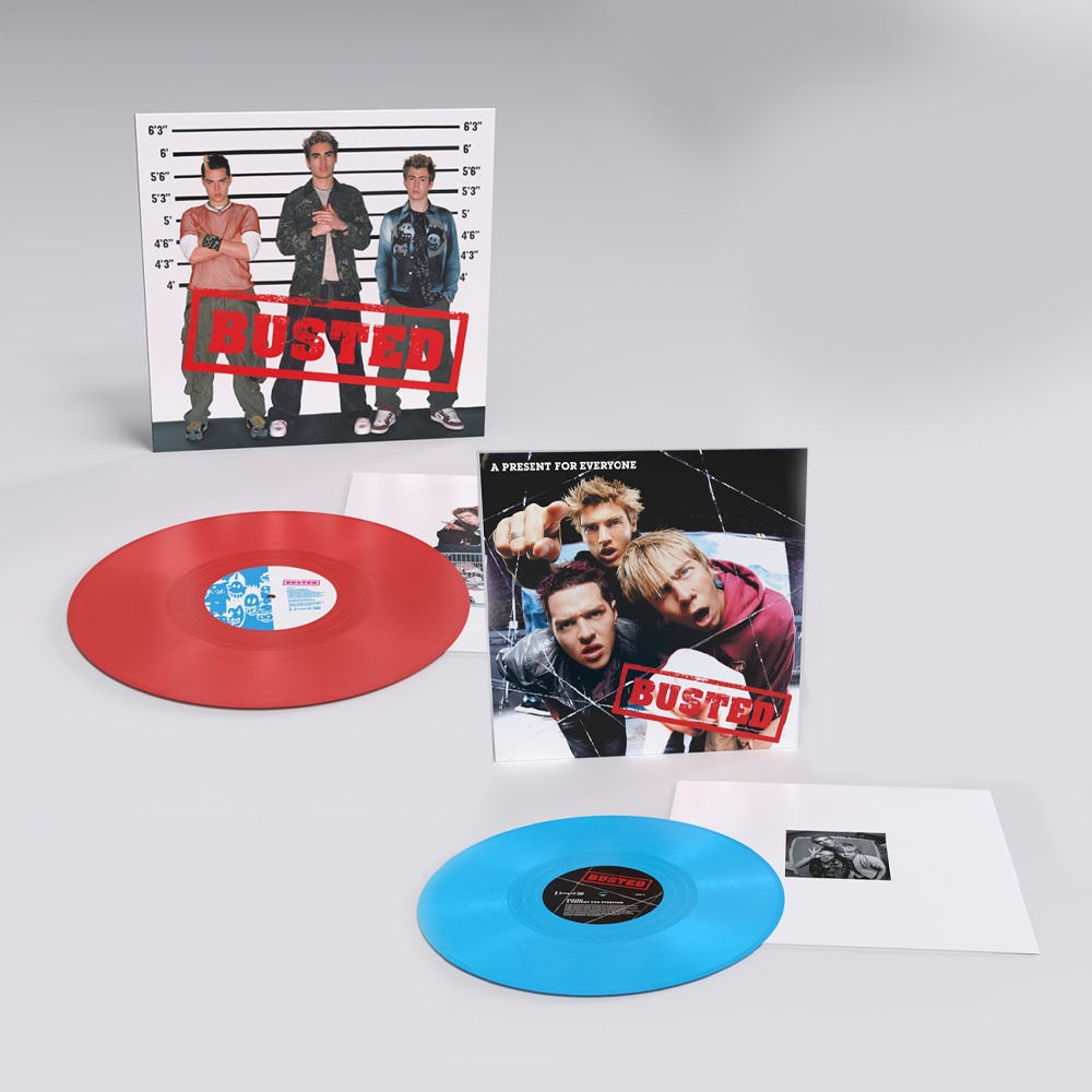 Busted - A Present For Everyone Blue Vinyl-Busted Red-Vinyl