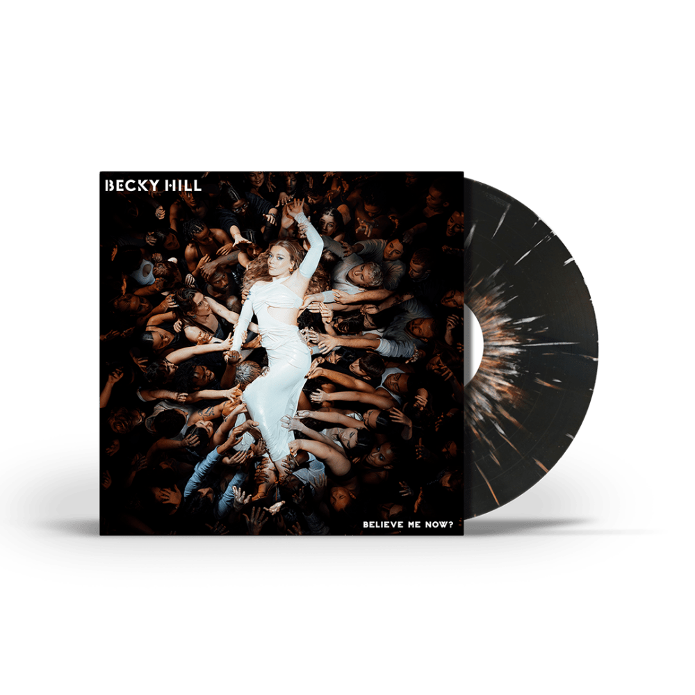 Becky Hill - Believe Me Now Black & White Splatter Vinyl