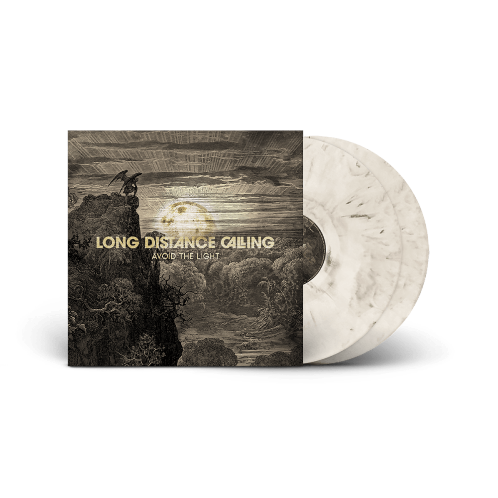 Long Distance Calling - Avoid The Light 15 Years Anniversary Edition- Ltd Marbled Creme White  Black Double-Vinyl