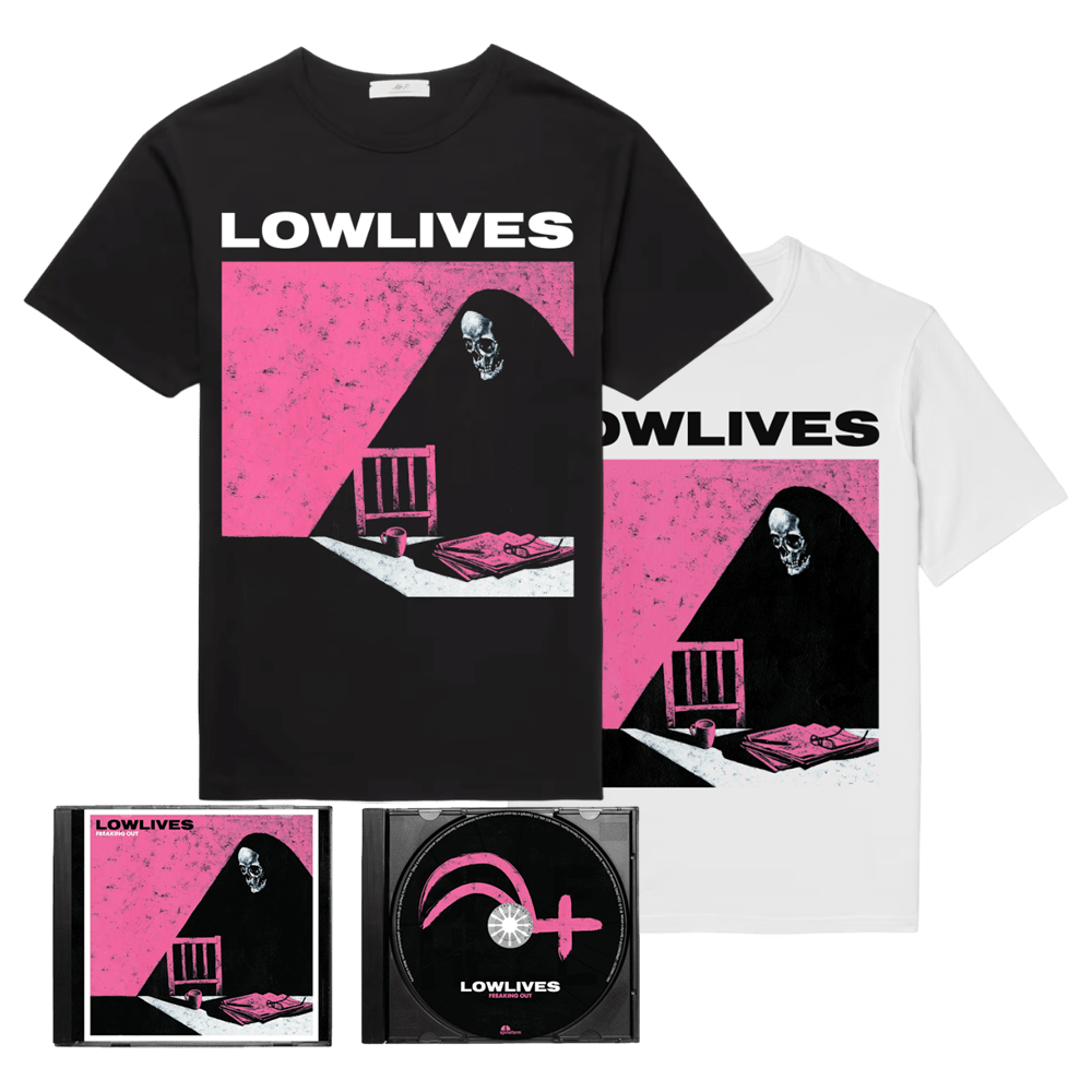 LOWLIVES - Freaking Out CD Album-T-Shirt