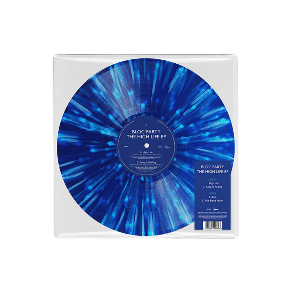 Bloc Party - The High Life EP RSD 2024 Blue Splatter 12-Inch Vinyl