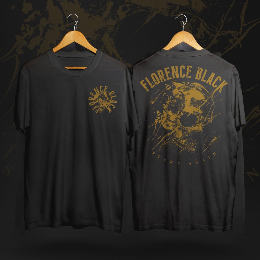 Florence Black - START AGAIN SKULL T-Shirt