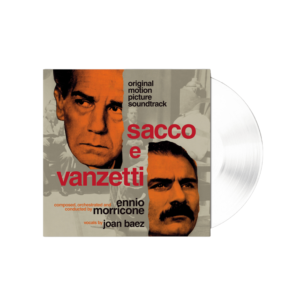 Ennio Morricone ft. Joan Baez - Sacco e Vanzetti Soundtrack RSD 2024 Clear Heavyweight Vinyl