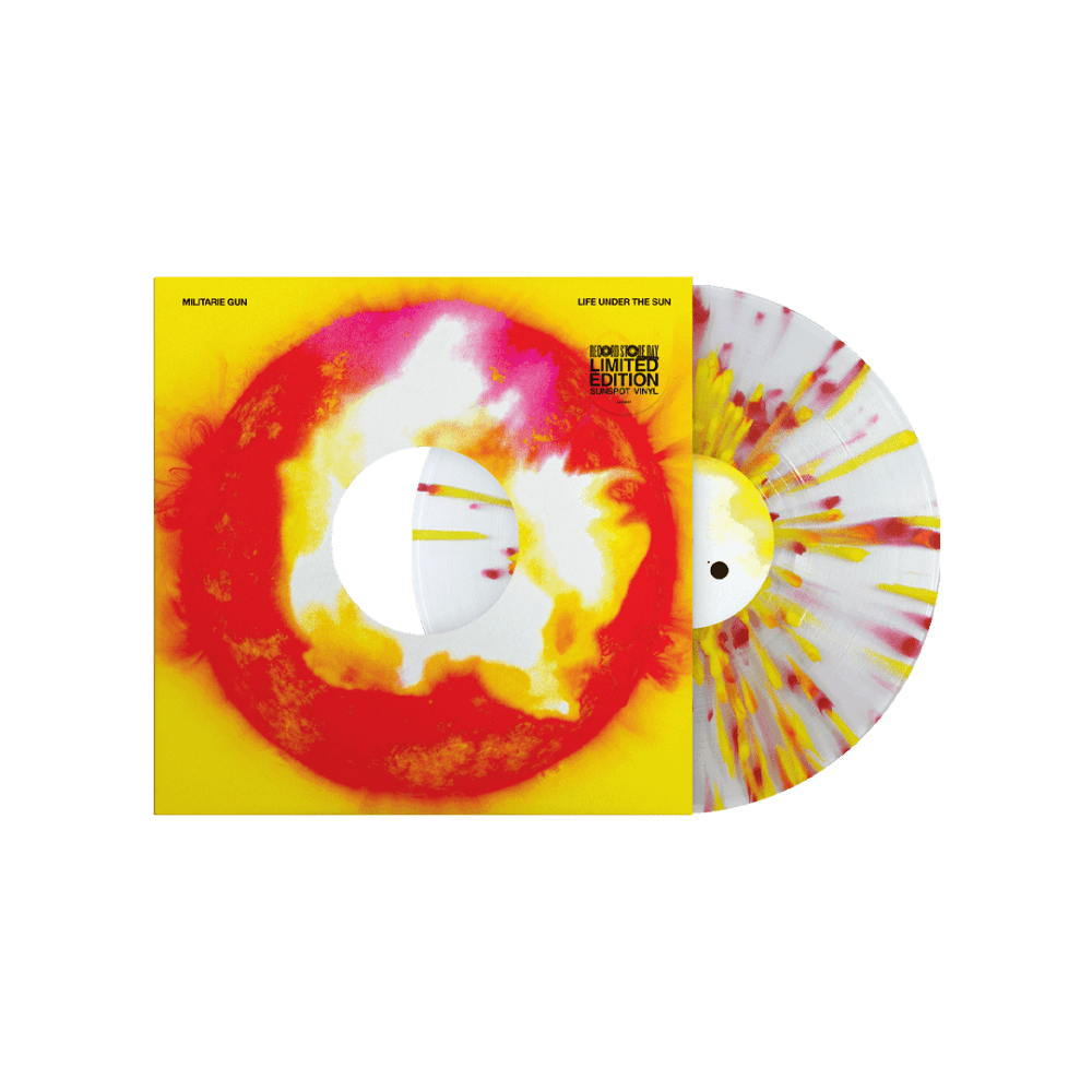 Militarie Gun - Life Under The Sun RSD 2024 Red-Yellow & White Splatter  10-Inch-Vinyl