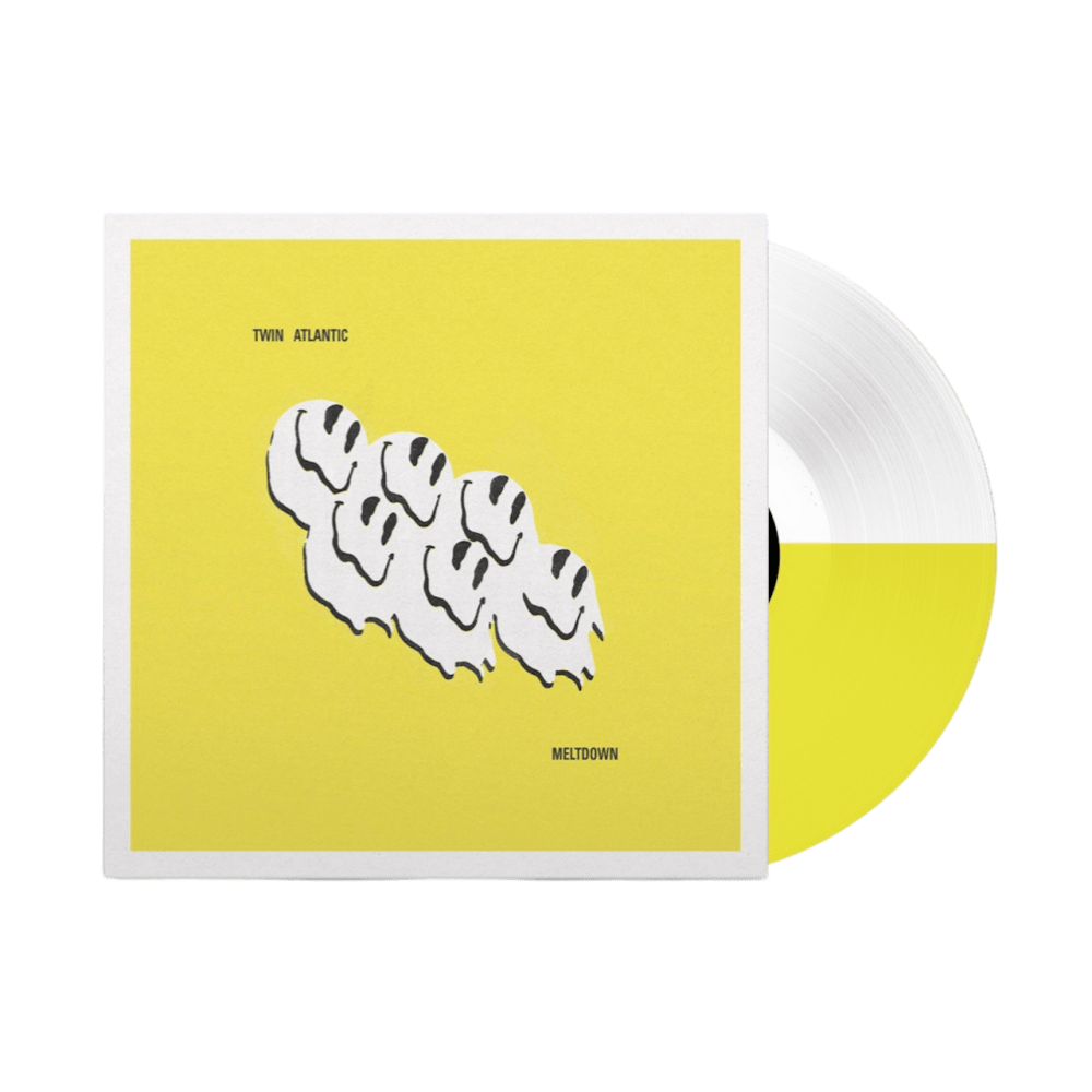 Twin Atlantic - Meltdown White & Yellow Split Vinyl