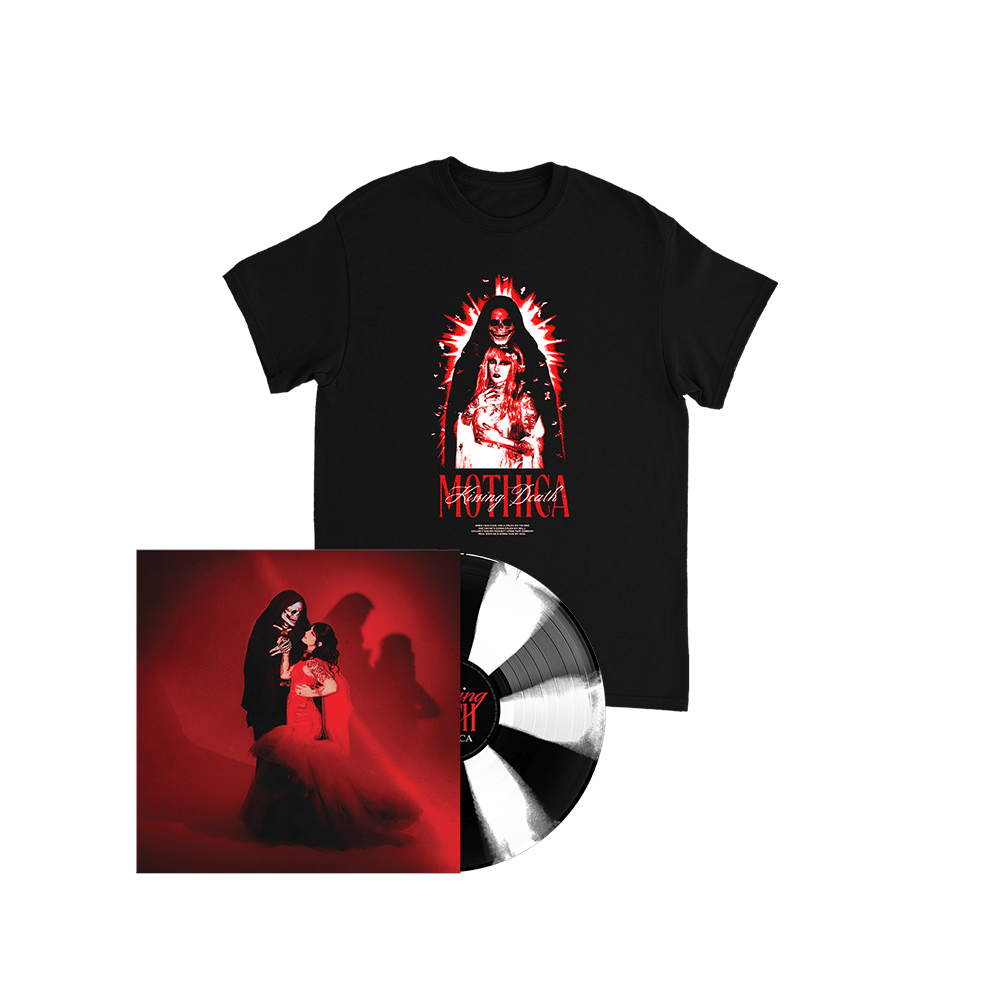 Mothica - Kissing Death Black and White Cornetto Vinyl-Reaper T-Shirt