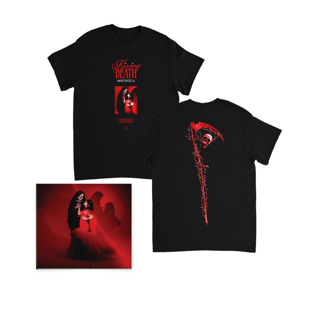 Mothica - Kissing Death CD-Scythe T-Shirt