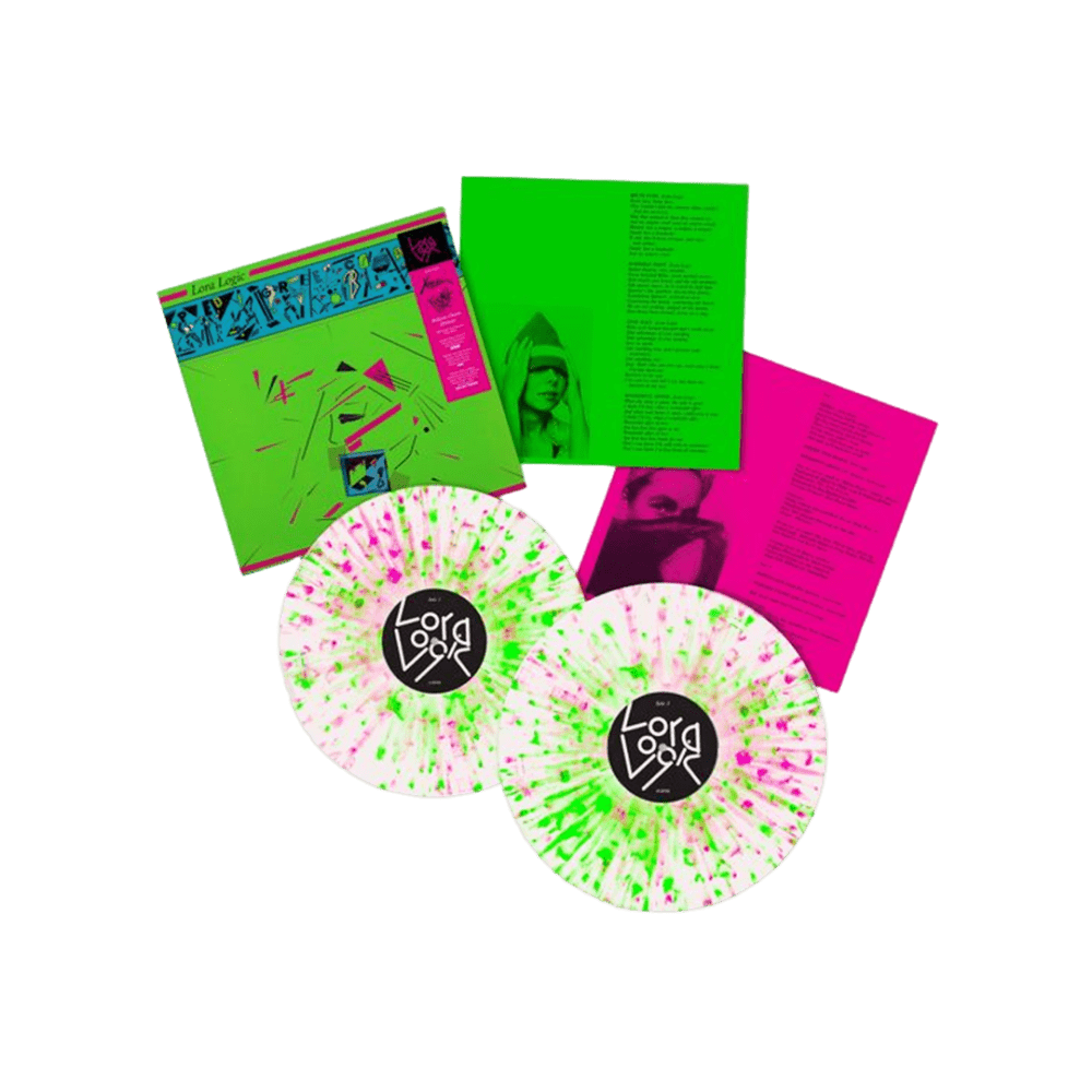 Lora Logic - Pedigree Charm Deluxe RSD 2024 Fluorescent Green & Pink Splatter Double-Vinyl