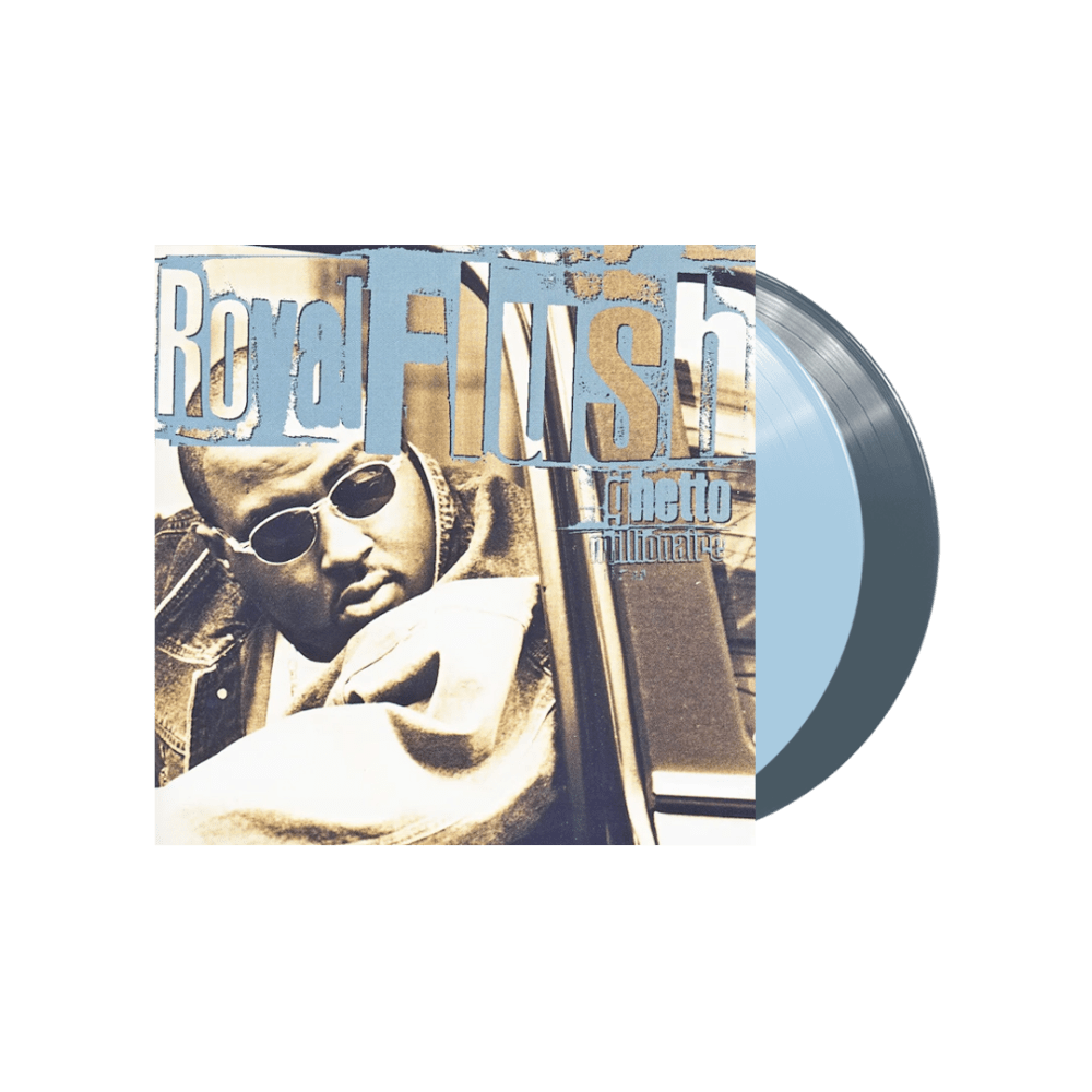 Royal Flush - Ghetto Millionaire RSD 2024 Baby Blue & Black Galaxy Double-Vinyl