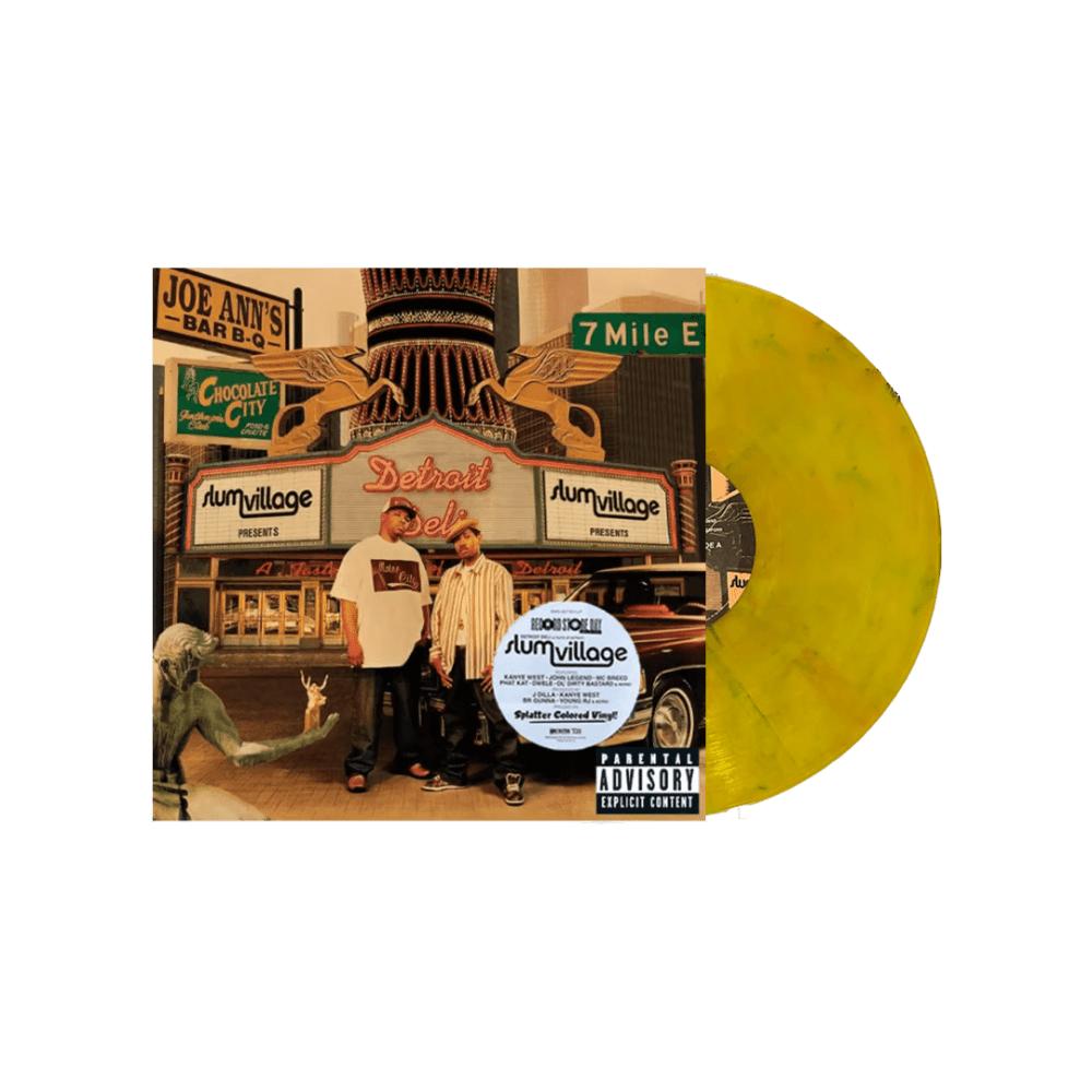 Slum Village - Detroit Deli A Taste Of Detroit RSD 2024 Clear with Orange & Green Splatter Vinyl