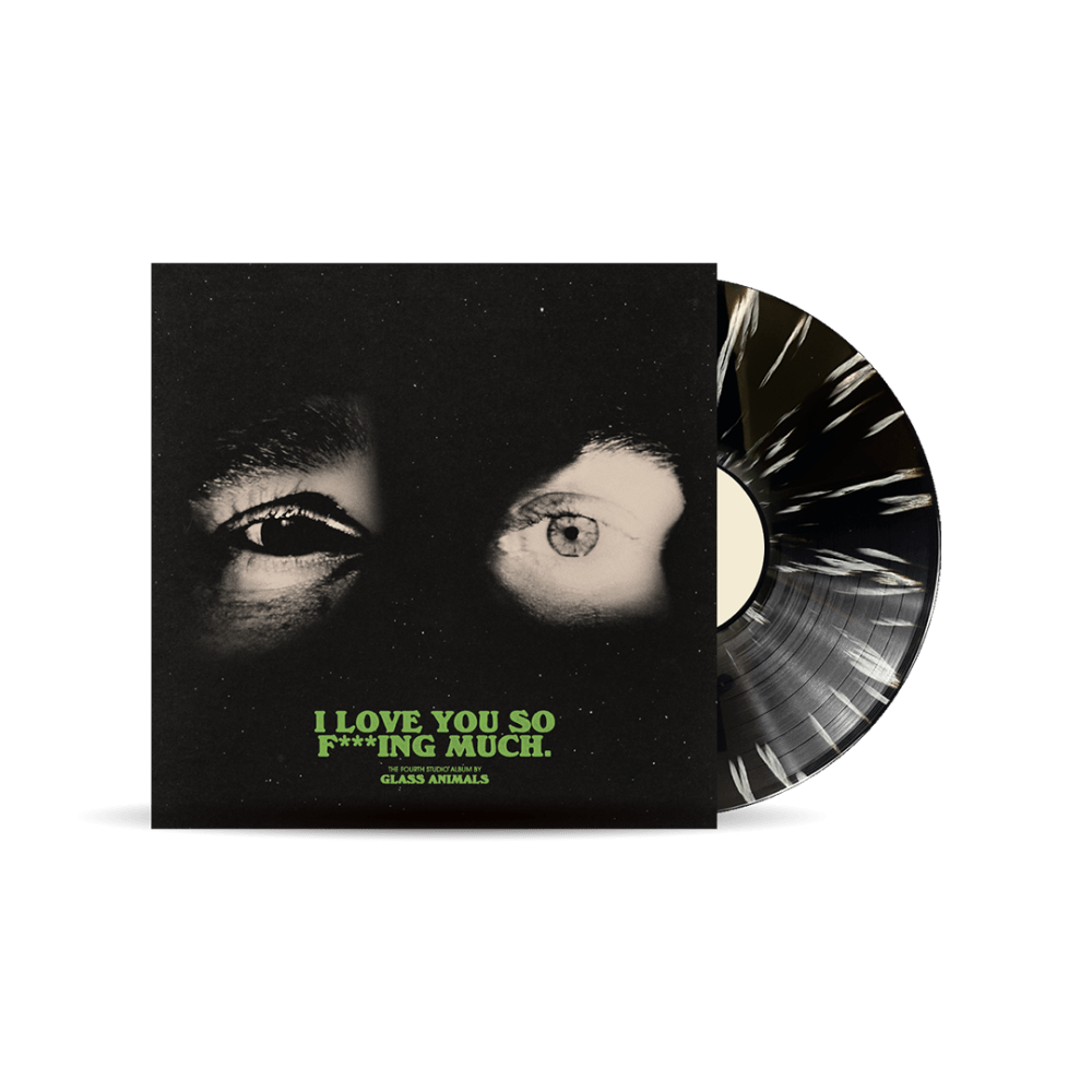 Glass Animals - I Love You So F***ing Much Black & White Splatter Vinyl