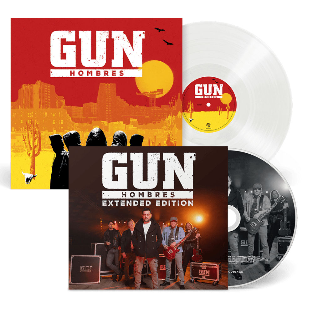 Gun - Hombres Extended Edition CD-White Vinyl