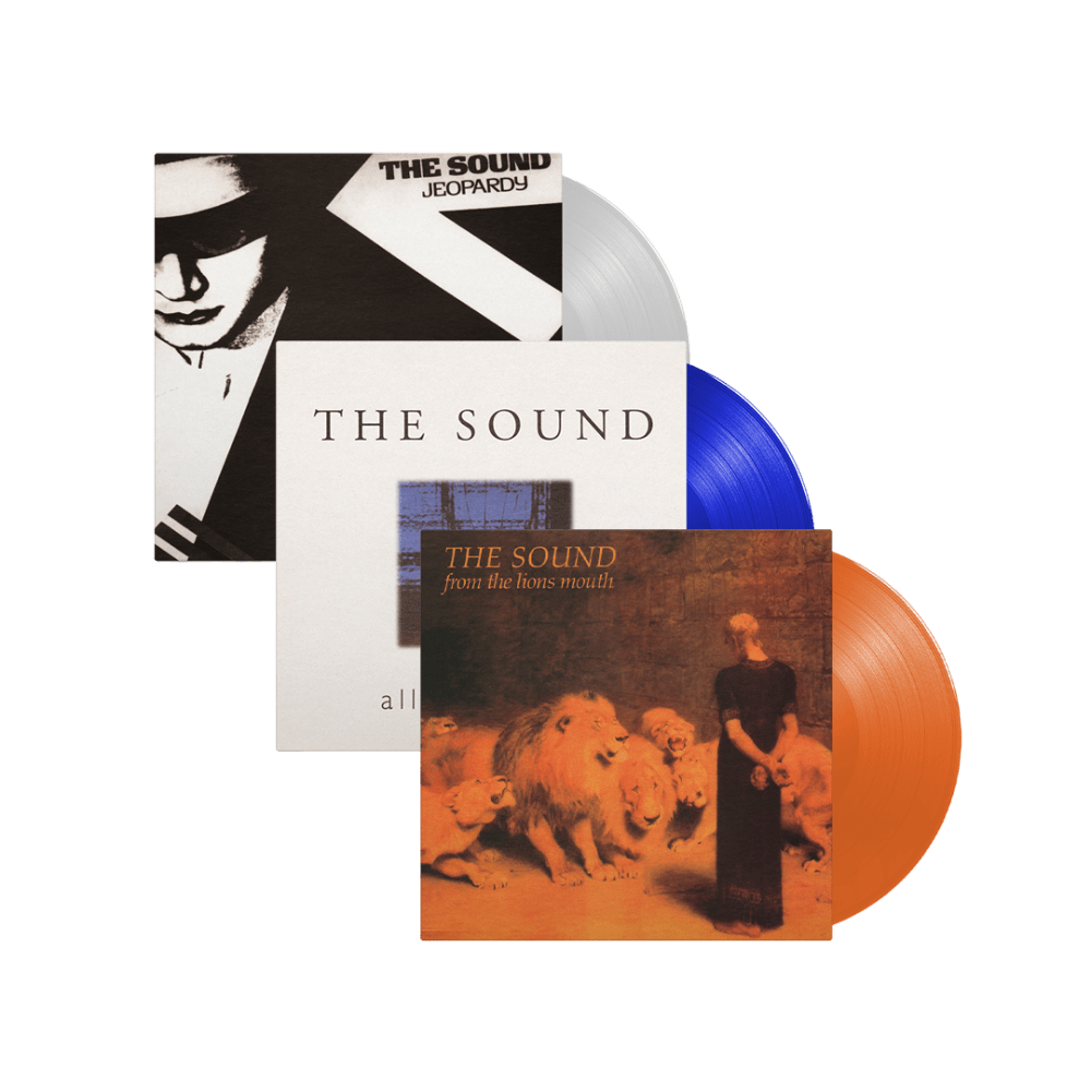 The Sound - Jeopardy White-From The Lions Mouth Orange-All Fall Down Blue Vinyl