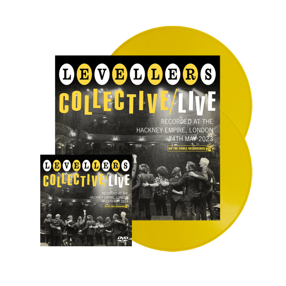 The Levellers - Collective  Live Deluxe 2LP+DVD ColouRed-Vinyl signed & numbered Double-Vinyl