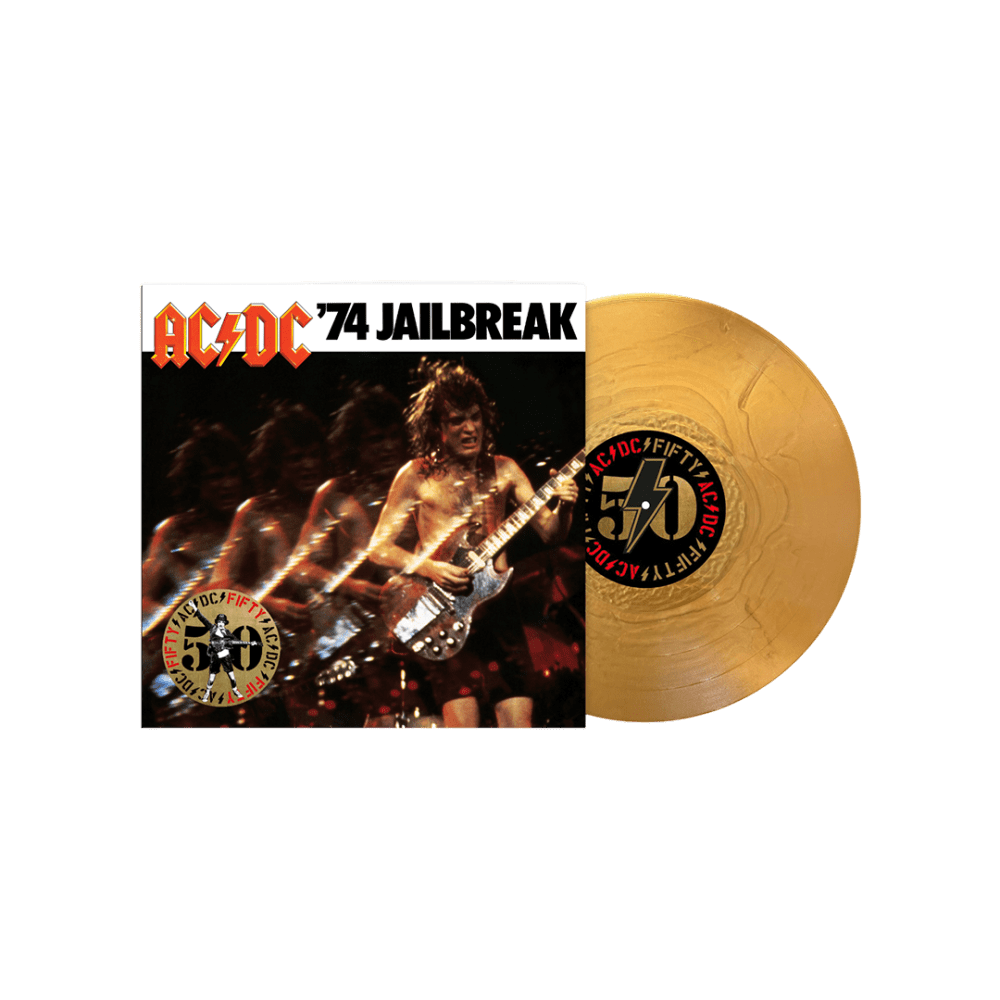 AC/DC – 74 Jailbreak 50th Anniversary Gold Vinyl