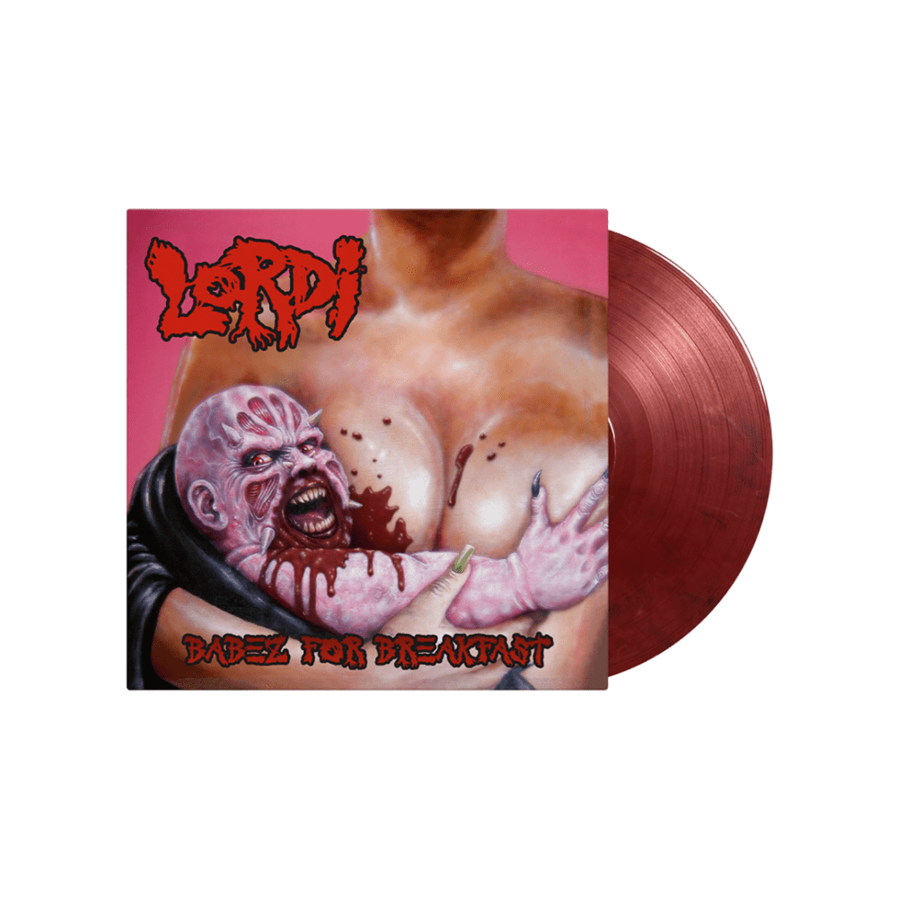 Lordi – Babez For Breakfast Blood Red & Black Marbled Heavyweight Vinyl