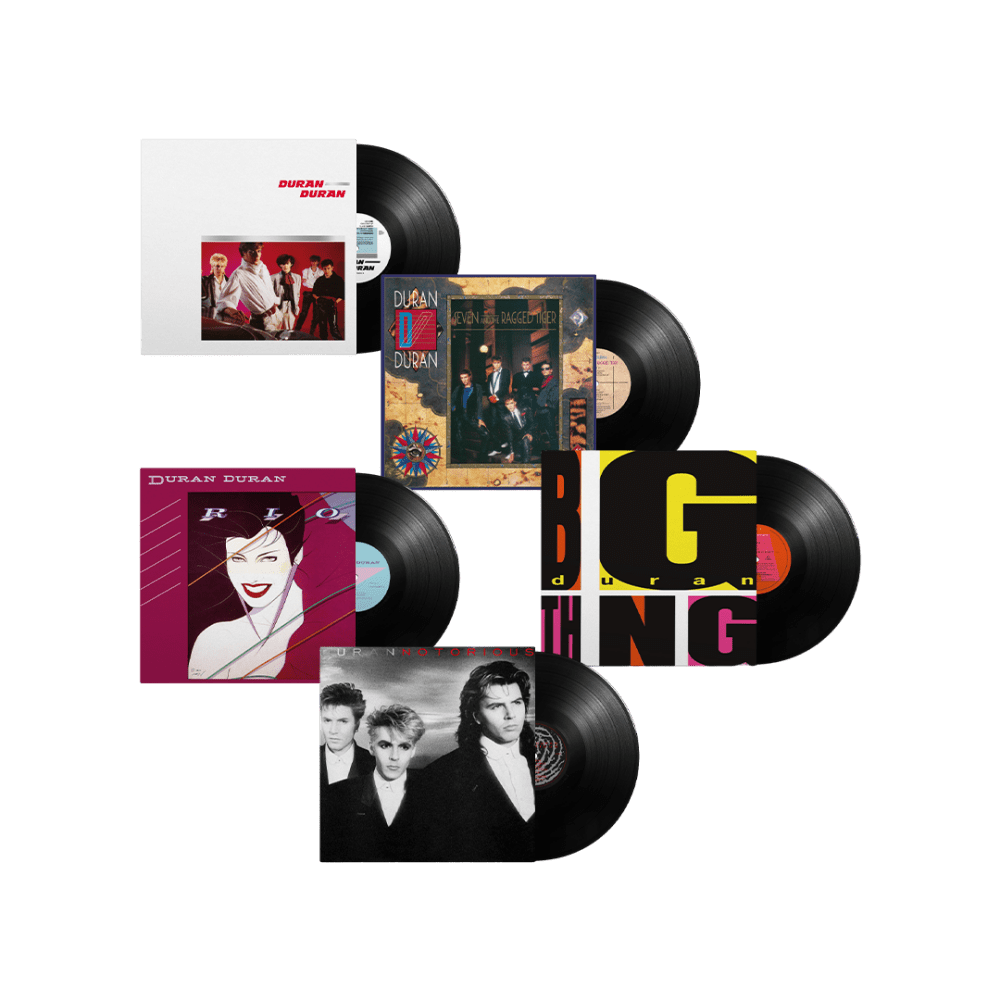 Duran Duran - Duran Duran-Rio-Seven And The Ragged Tiger-Notorious-Big Thing Vinyl Bundle