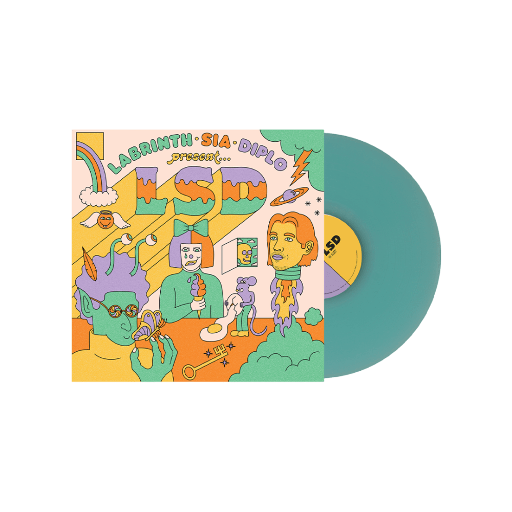 LSD - Labrinth-Sia & Diplo Present LSD Sea Glass Vinyl