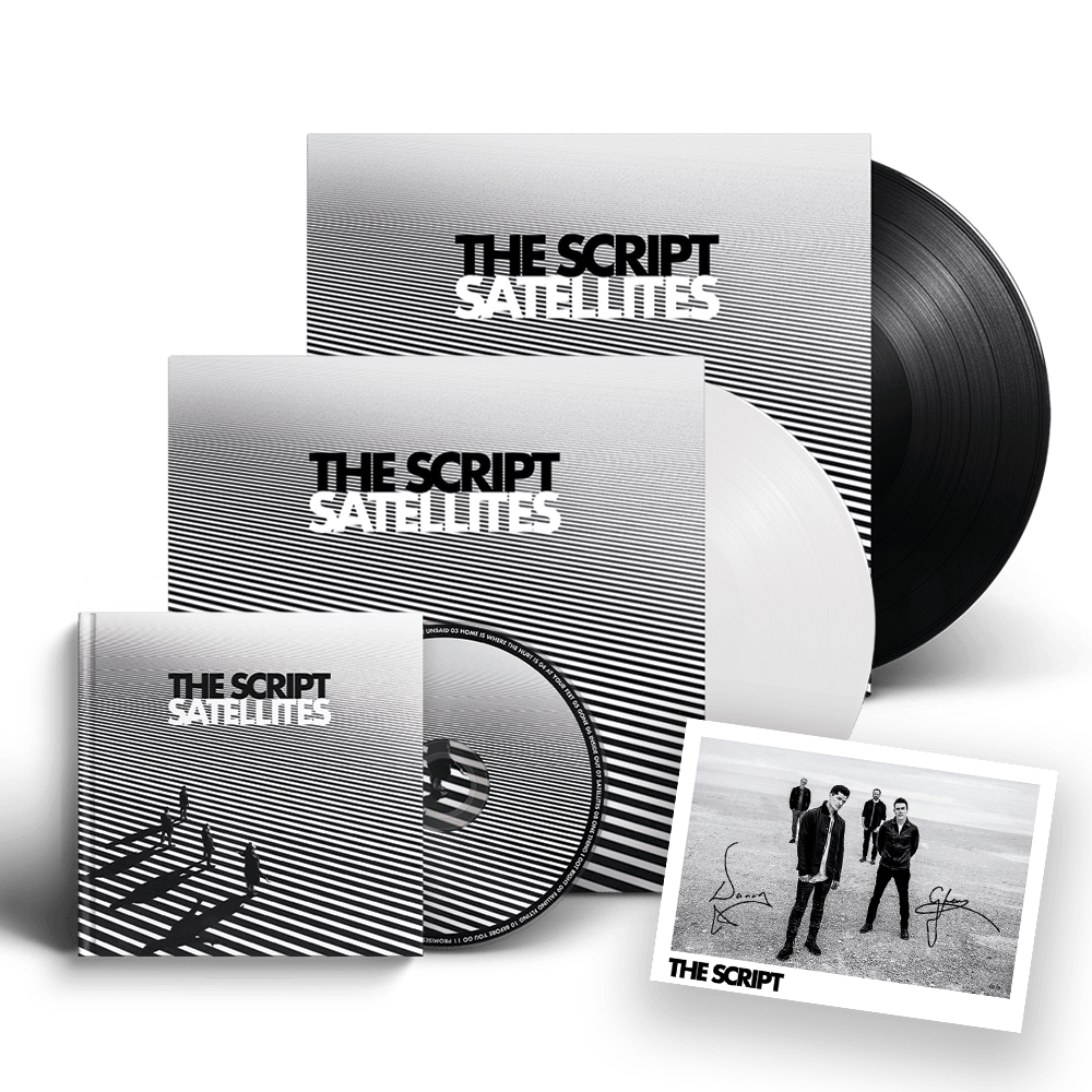 The Script – Satellites Deluxe CD-White Vinyl-Black Vinyl