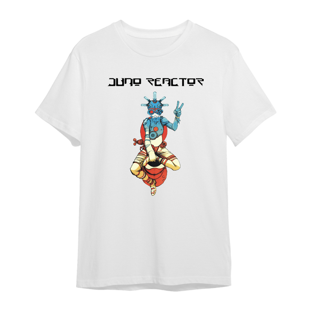 Juno Reactor - Before Time Was Now White T-Shirt