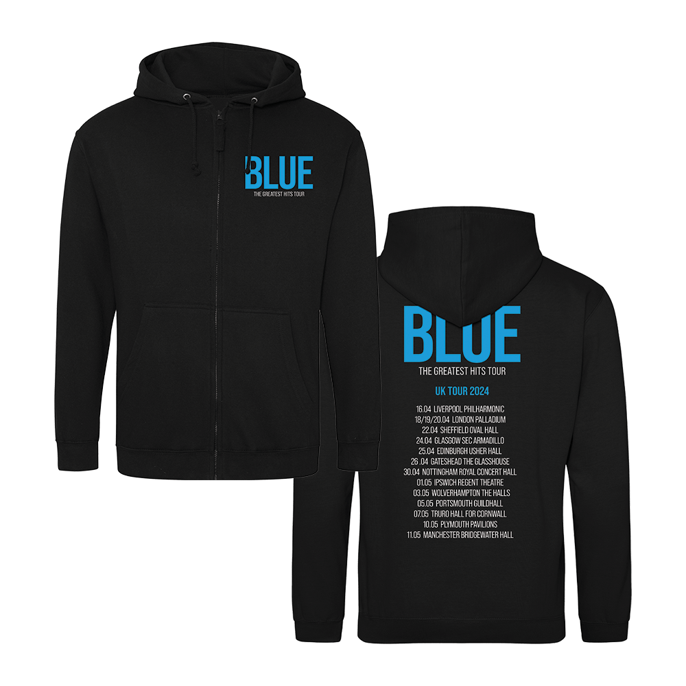 Blue - 2024 Tour Zip Hoodie