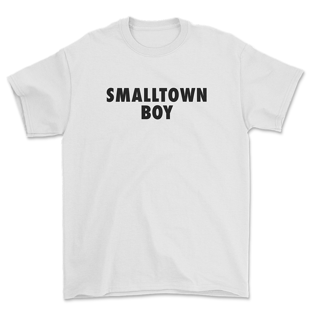 Bronski Beat - Smalltown Boy Front TextBack Logo White T-Shirt