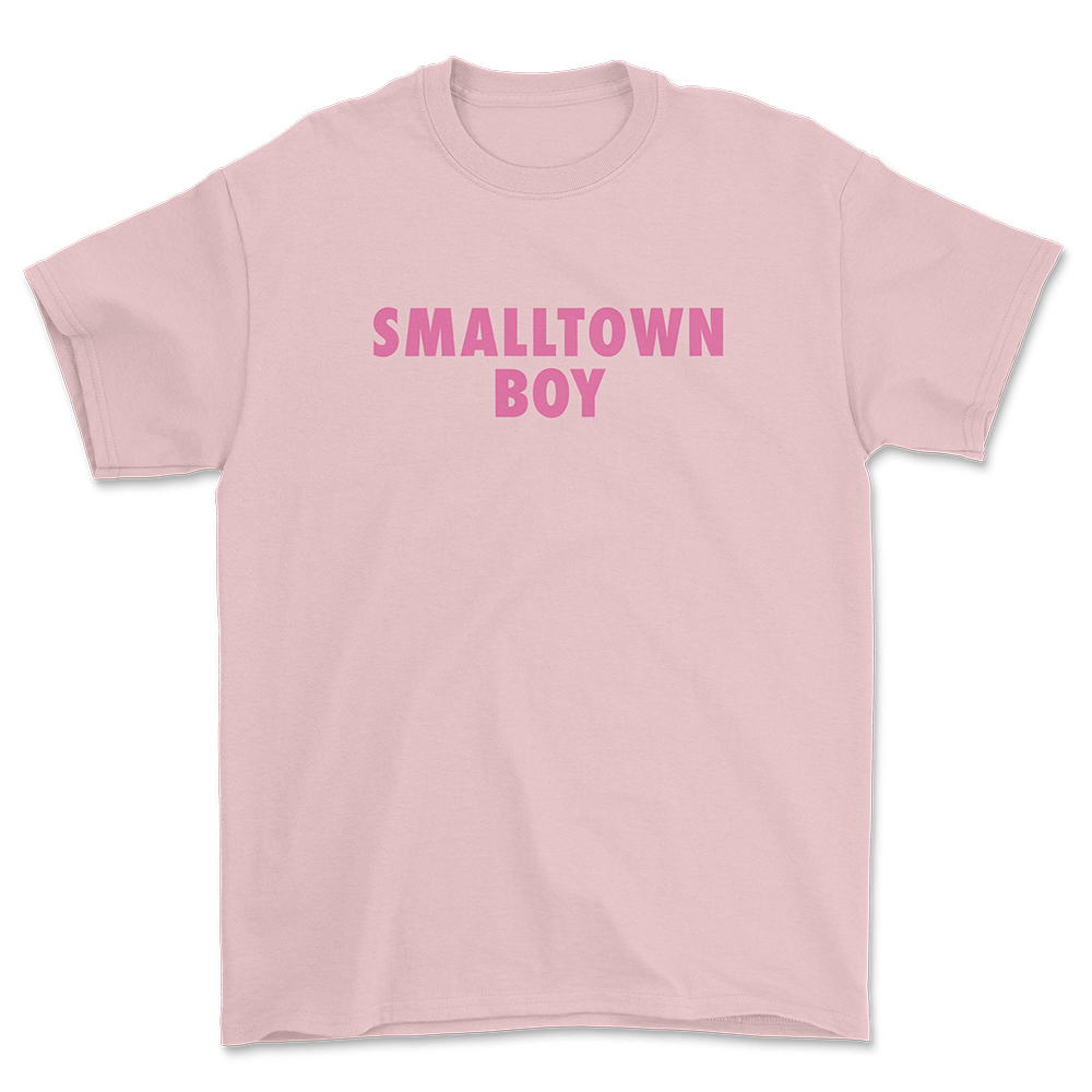 Bronski Beat - Smalltown Boy Front TextBack Logo Pink T-Shirt