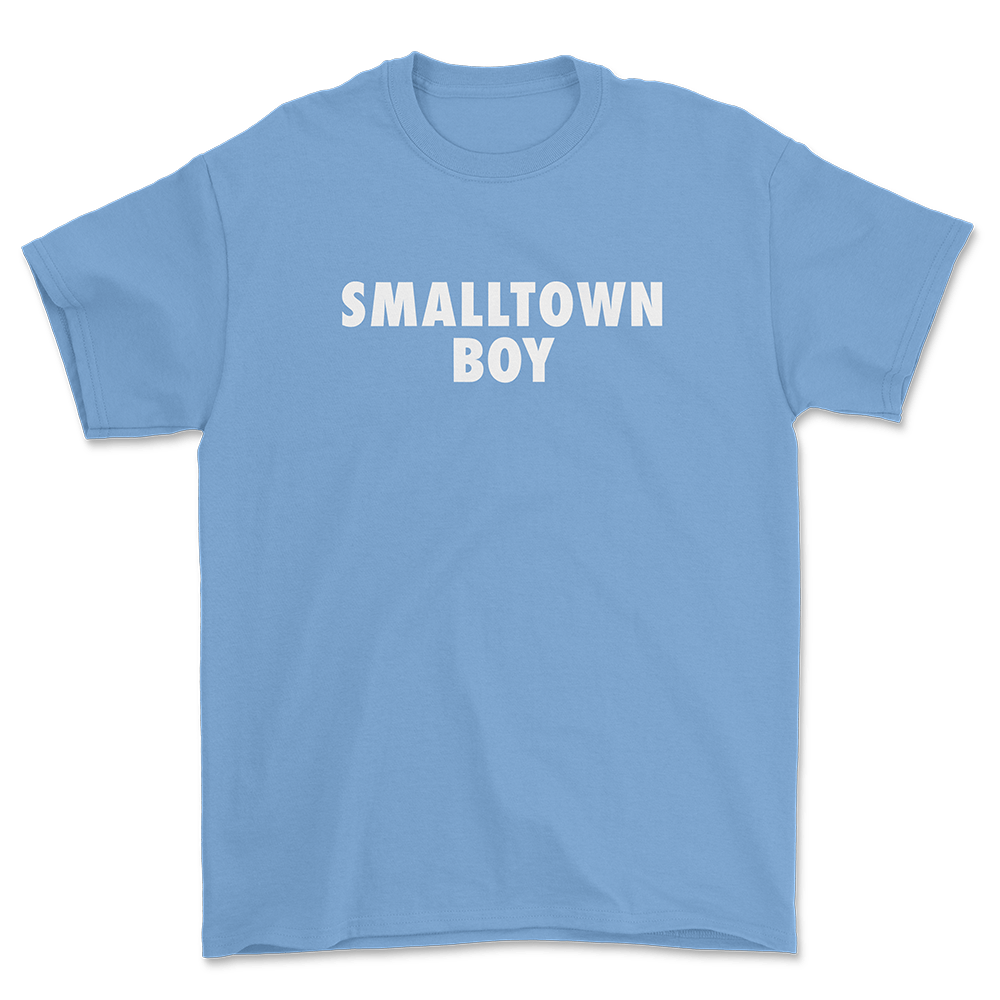 Bronski Beat - Smalltown Boy Front TextBack Logo Blue T-Shirt