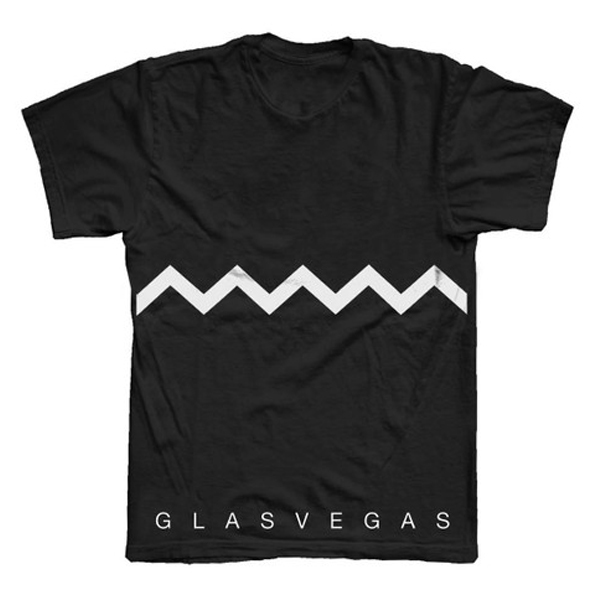 Glasvegas - Black Chevron T-Shirt