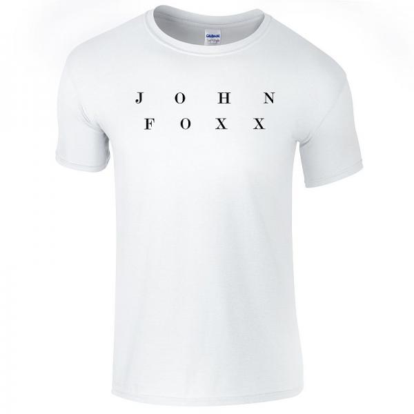 John Foxx - John Foxx Logo White T-Shirt