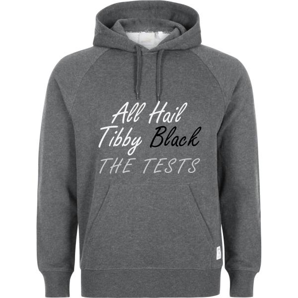 The Tests - Tibby Black Grey Hoodie