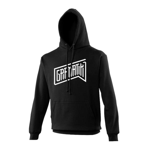 Gramatik - White Logo Black Hoody