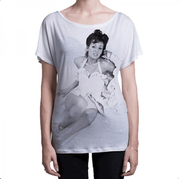 Roxy Music - Roxy Music Ladies White T-Shirt