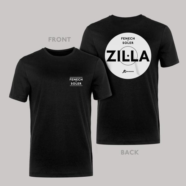 Fenech-Soler - Zilla Black Vinyl Style T-Shirt