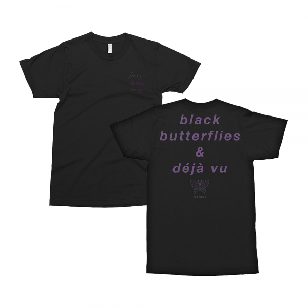 The Maine - Black Butterflies T-Shirt