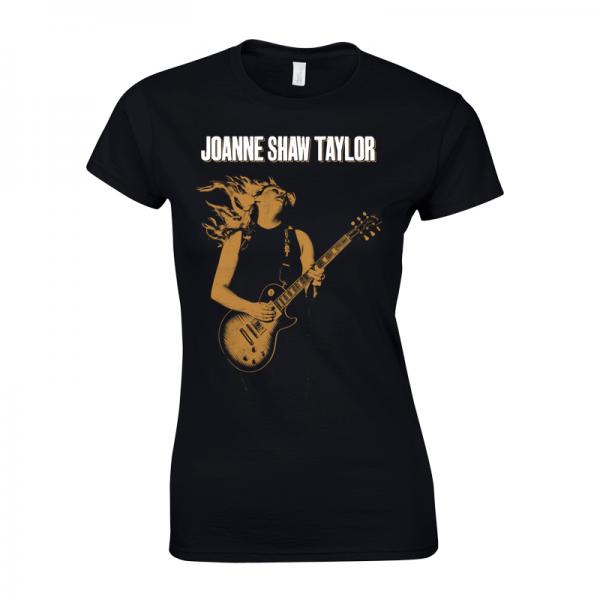 Joanne Shaw Taylor - Ladies Gold Guitar T-Shirt