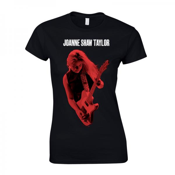 Joanne Shaw Taylor - Ladies Red Photo T-Shirt