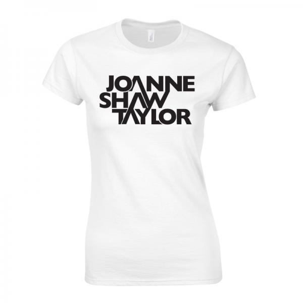 Joanne Shaw Taylor - Ladies White Logo T-Shirt