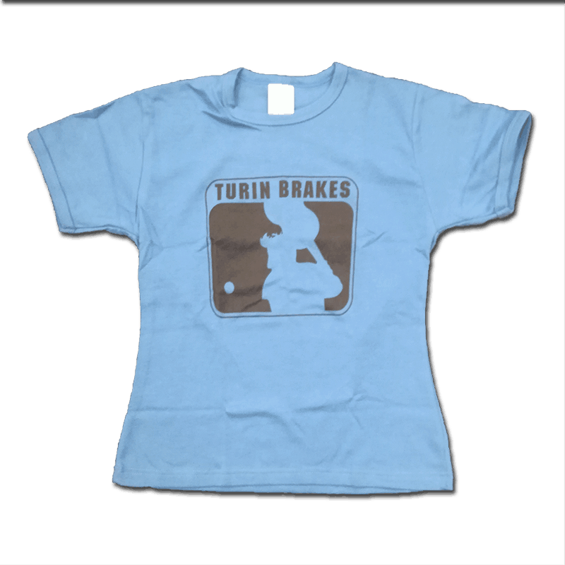 Turin Brakes - Vintage Ladies Blue T-Shirt